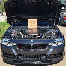 Load image into Gallery viewer, BMW F30 / F31 - MAD Style Front Upper Splitters - Forged Carbon Fiber
