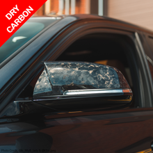 Load image into Gallery viewer, BMW F22 / F30 / F32 - ///M Style Mirror Covers - DRY Forged Carbon Fiber