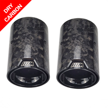 Load image into Gallery viewer, BMW F22/F23 - F30/31 - F32/F33/F36 - ///M Style Exhaust Tips - Forged Carbon Fiber