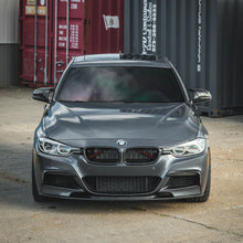 Load image into Gallery viewer, BMW F30 / F31 - MAD Style Front Upper Splitters - Forged Carbon Fiber
