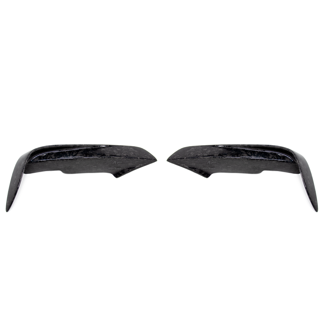 BMW F30 / F31 - MAD Style Front Upper Splitters - Forged Carbon Fiber