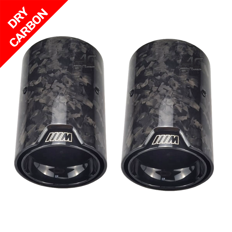 BMW F22/F23 - F30/31 - F32/F33/F36 - ///M Style Exhaust Tips - Forged Carbon Fiber