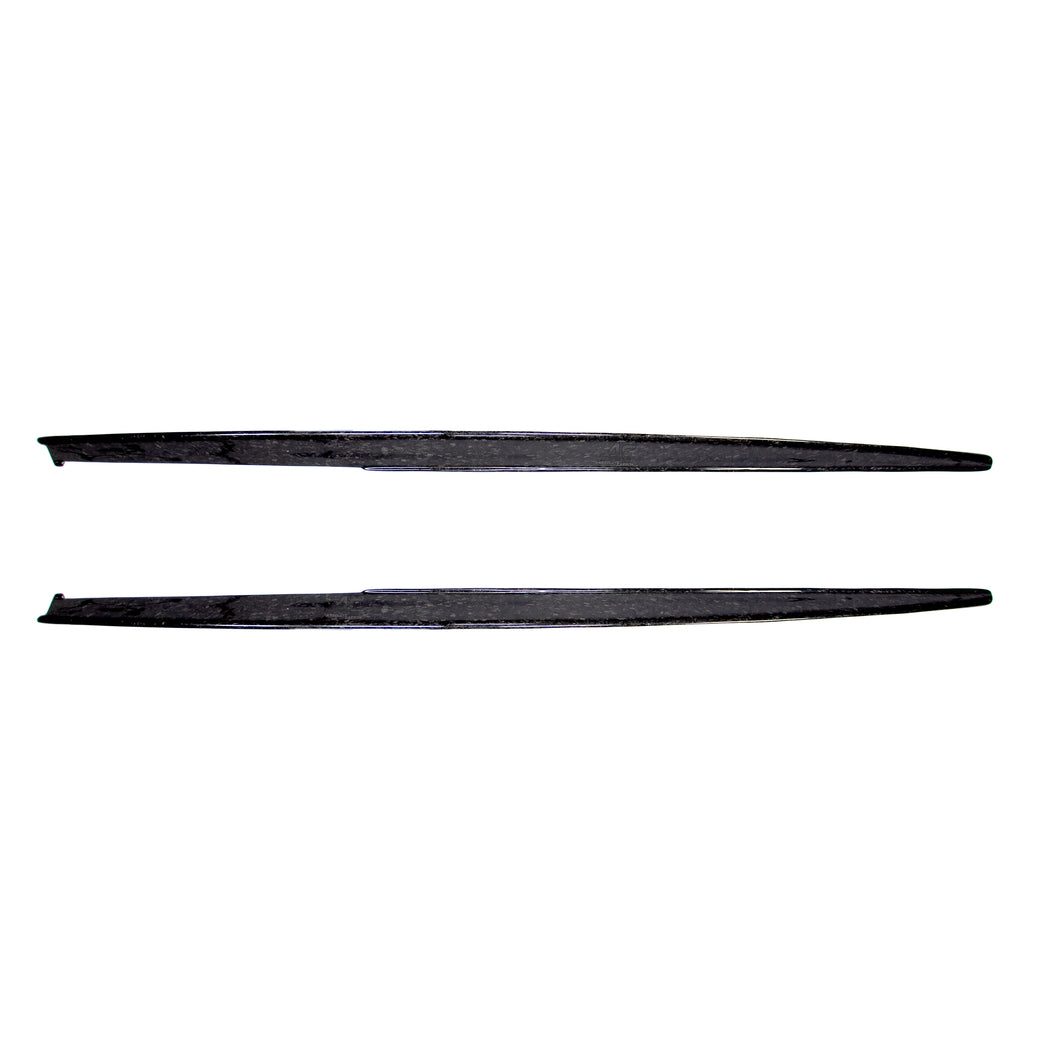 BMW F30 / F31 - ///M Performance Style Side Skirt Extensions - Forged Carbon Fiber